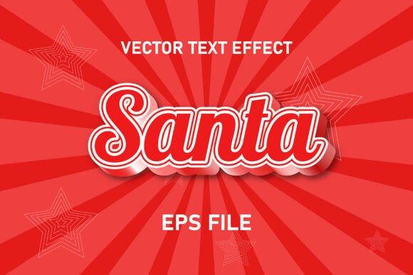 Download Festive Santa Claus Text Effect - Text Collection