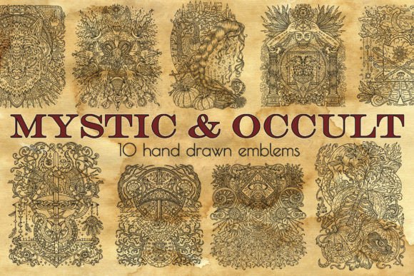 Download Mystic and Occult Emblem Art - Occult Collection