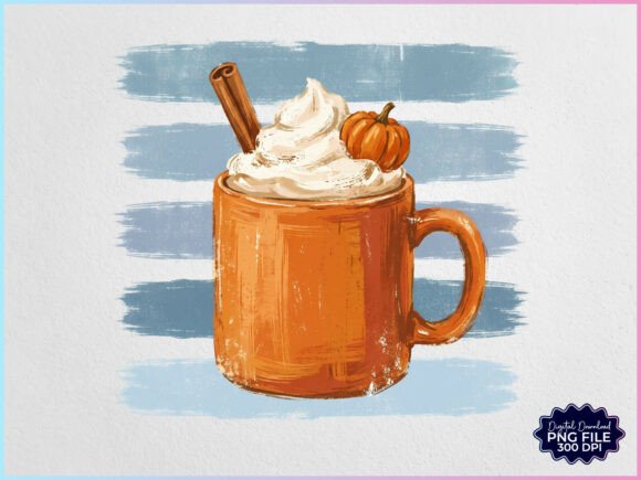 Download Preppy Textured Fall Pumpkin Spice PNG - Text Collection