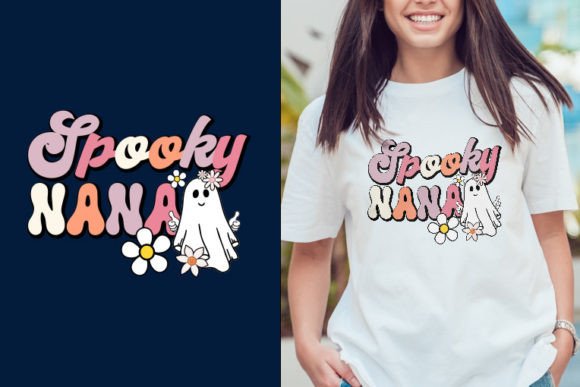 Download Spooky Nana Retro Halloween Svg Design - Halloween svg design Collection