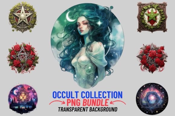 Download Watercolor Occult Collection Sublimation - Occult Collection