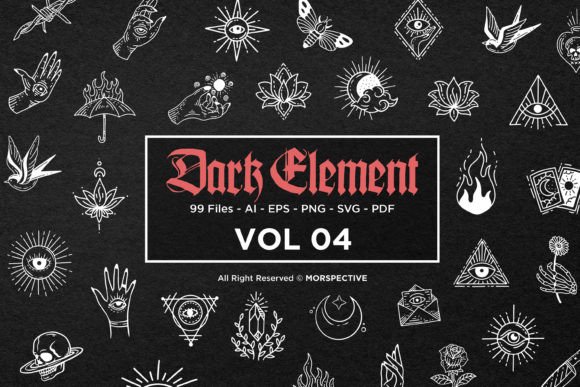 Download 99 Dark Element Symbols Occult Tattoo - Occult Collection