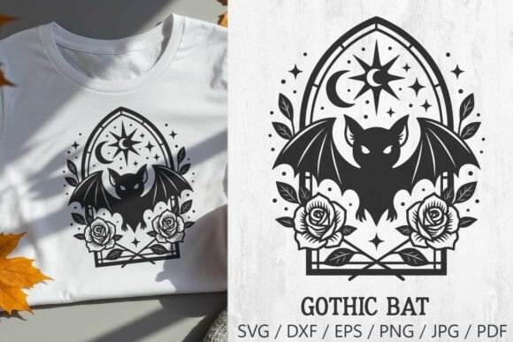 Download Gothic Bat SVG, Halloween Occult Clipart - Occult Collection