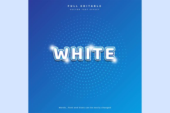 Download Modern Text Effect White Color - Text Collection
