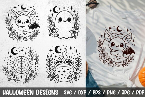 Download Floral Halloween Designs SVG Сut Files - Halloween designs Collection